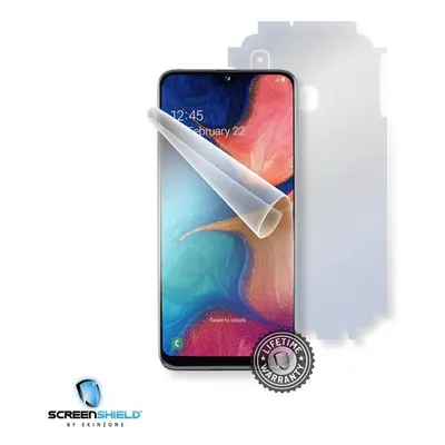 Ochranná fólie Screenshield SAMSUNG Galaxy A20e na celé tělo