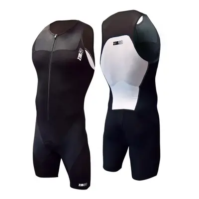 Cyklodres ZEROD Start Trisuit Front Zip Black series S