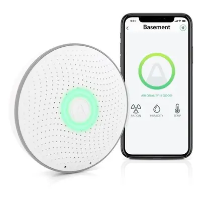 Měřič kvality vzduchu Airthings Wave 2nd GEN - detektor radonu