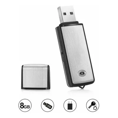 Diktafon Daklos USB Diktafon, hlasový záznamník 16 GB paměť, nahrávání hlasu a zvuku