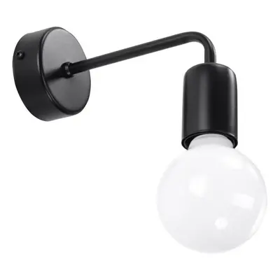 Nástěnná lampa Nástěnné svítidlo DUOMO 1xE27/60W/230V černá