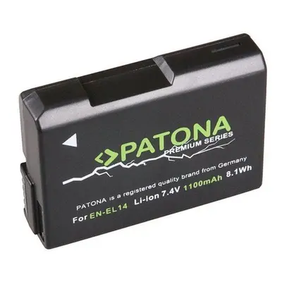 Baterie pro fotoaparát PATONA pro Nikon EN-EL14 1100mAh Li-Ion Premium