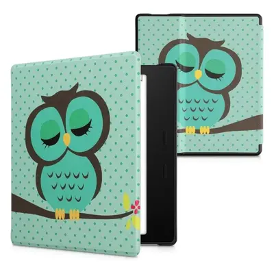 Pouzdro na čtečku knih KW Mobile - Sleeping Owl - KW4941724 - pouzdro pro Amazon Kindle Oasis 2/