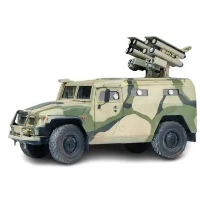 Plastikový model Model Kit military 3682 - GAZ with AT missile system "Kornet D"