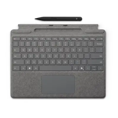 Klávesnice Microsoft Surface Pro s perem Slim Pen Platinum - US