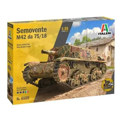 Plastikový model Model Kit military 6569 - Semovente M42 da 75/18