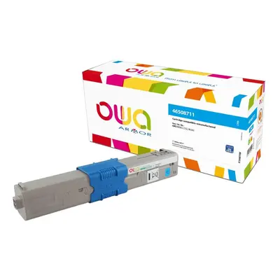 OWA Armor toner kompatibilní s OKI 46508711, 3000st, modrá/cyan