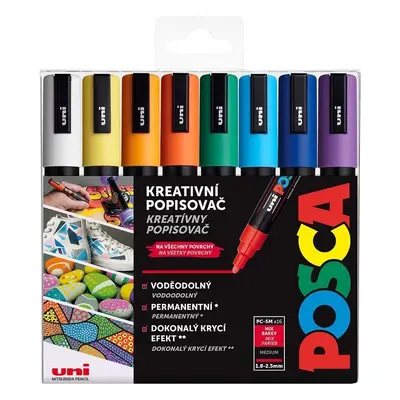 POSCA akrylový popisovač PC-5M Sada základních barev 16 ks