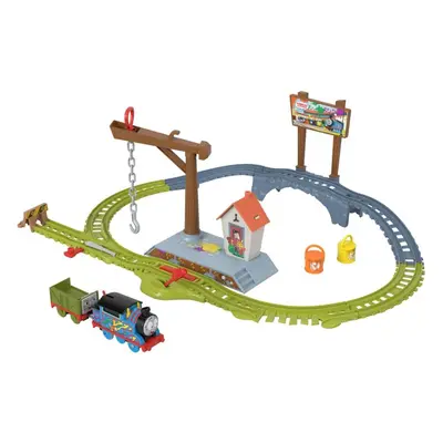 Vláčkodráha Fisher-Price Dodávka barev - Vláčkový set s motorovou mašinkou