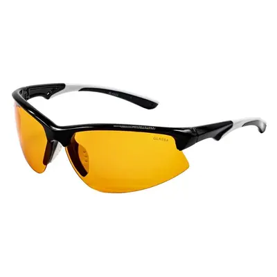 Sluneční brýle GLASSA Polarized PG 843 černo-bílé, oranžové sklo