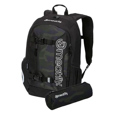 Městský batoh Meatfly Basejumper batoh, Rampage Camo / Black, 22 L + penál zdarma