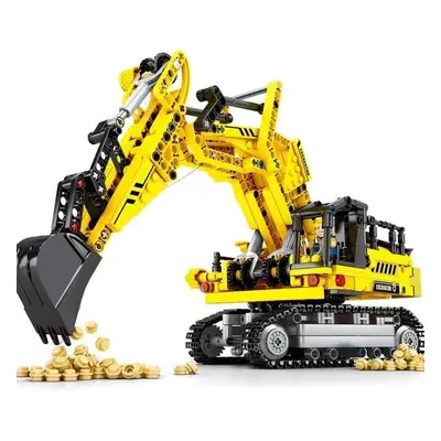 Stavebnice Excavator Building Block Set