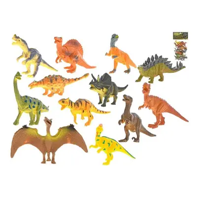 Figurky Dinosauři 12-14 cm 12 ks v sáčku