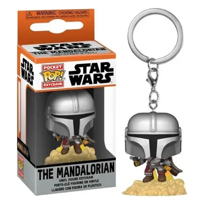 Funko POP Keychain: Mandalorian- Mando w/Blaster