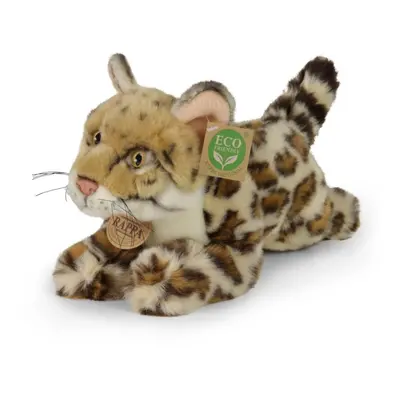 Plyšák RAPPA Plyšový ocelot ležící 25 cm, Eco-Friendly