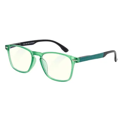 Brýle na počítač GLASSA Blue Light Blocking Glasses PCG 029, +3,00 dio, černo zelené