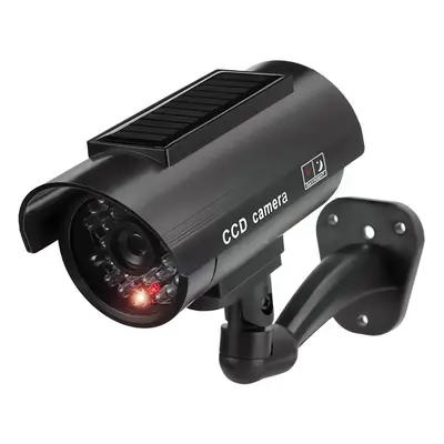 IP kamera Foxter 2539 Atrapa kamery CCTV, LED solární černá