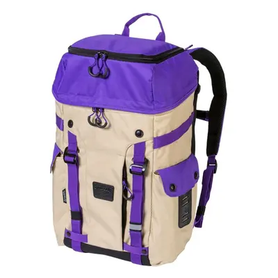 Školní batoh Meatfly Scintilla Cream / Violet 26 L