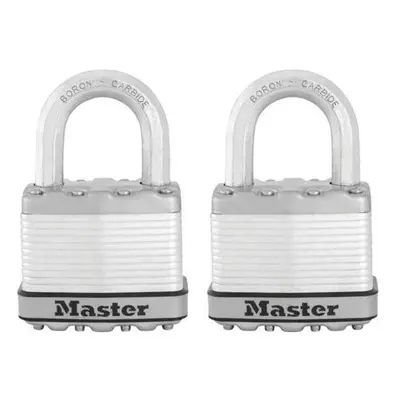 Visací zámek Master Lock Set 2 ks titanových visacích zámků M5EURT Master Lock Excell 50mm