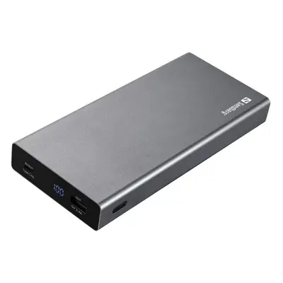 Powerbanka Sandberg Powerbank USB-C PD 100W, 20000 mAh, černá