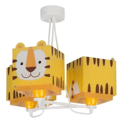 Lustr Dalber 64567 - Dětský lustr LITTLE TIGER 3xE27/60W/230V