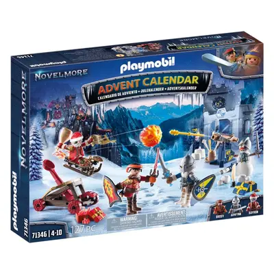 Adventní kalendář Playmobil 71346 Adventní kalendář Novelmore - Boj na sněhu