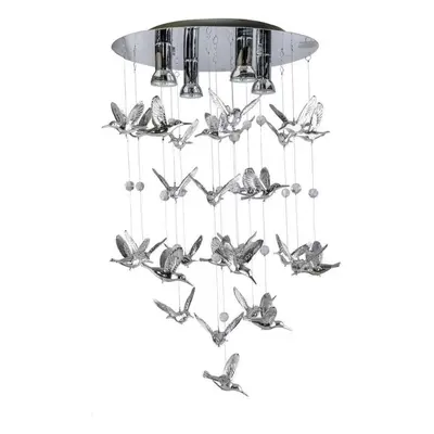 Lustr Azzardo AZ2449 - Lustr na lanku BIRDS 4xGU10/40W/230V