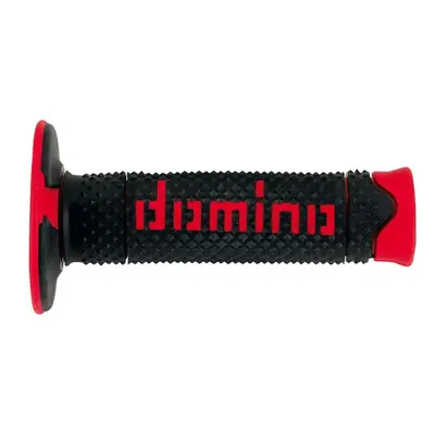 Gripy na motorku Domino gripy A260 offroad délka 120 mm, černo-červené