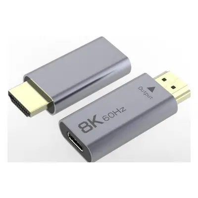 Redukce PremiumCord Adaptér USB-C na HDMI rozlišení obrazu 8K@60Hz,4K@144Hz Aluminium