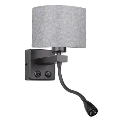 Nástěnná lampa LED Nástěnné svítidlo POLO 1xE27/40W+LED/2W 230V černá