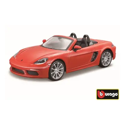 Kovový model Bburago Porsche 718 Boxster Orange