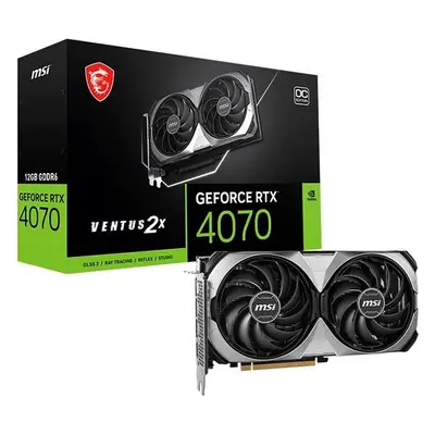 Grafická karta MSI GeForce RTX 4070 VENTUS 2X E1 12G OC GDDR6