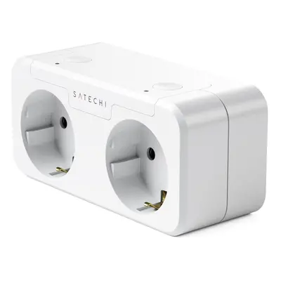 Chytrá zásuvka Satechi Apple Homekit Dual Smart Outlet (EU) - White