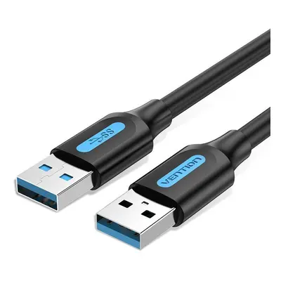 Datový kabel Vention USB 3.0 Male to USB Male Cable 1m Black PVC Type