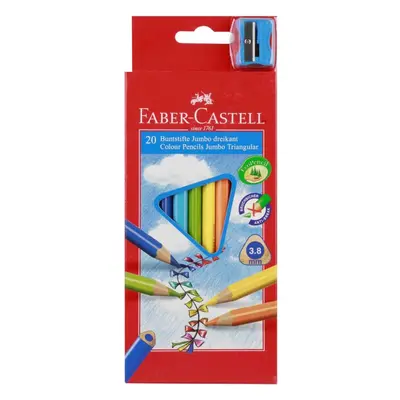 Pastelky FABER-CASTELL Jumbo, 20 barev