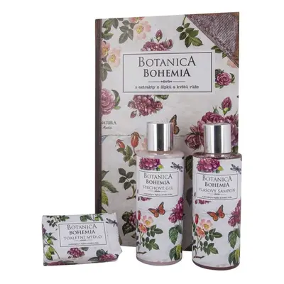 Dárková kosmetická sada BOHEMIA GIFTS Botanica Šípek a Květy růže