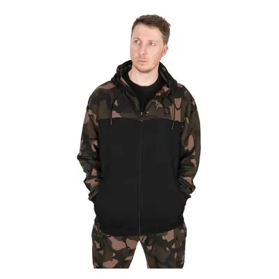 FOX Mikina LW BLack/Camo Split Zip Hoody 3XL