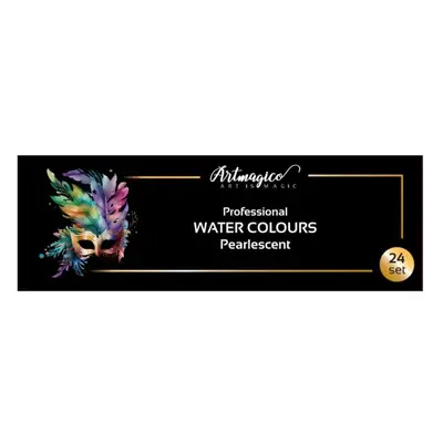 Artmagico - Professional Water colours Pearlescent 24 pcs