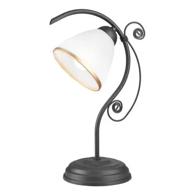 Stolní lampa Stolní lampa RETRO II 1xE27/60W/230V antracit