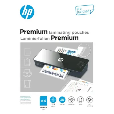 Laminovací fólie HP Premium A4 proděrované 125 Micron, 25 ks