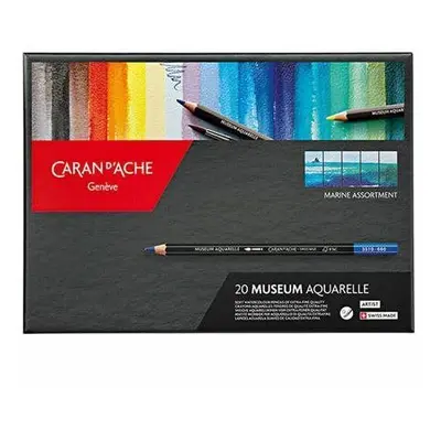 Pastelky Caran D'ache Museum Aquarelle Marine 20 barev