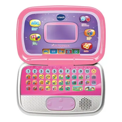 Dětský notebook Vtech První notebook - růžový CZ