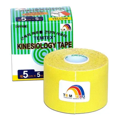 Tejp Temtex tape Tourmaline žlutý 5 cm