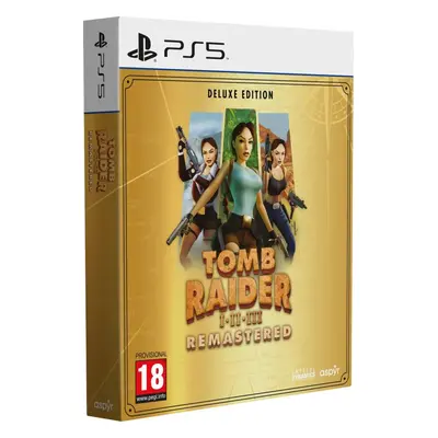 Hra na konzoli Tomb Raider I-III Remastered Starring Lara Croft: Deluxe Edition - PS5