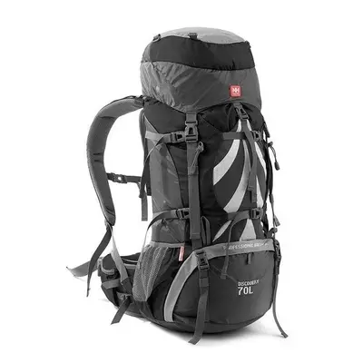 Turistický batoh Naturehike expediční batoh 70+5l - šedý