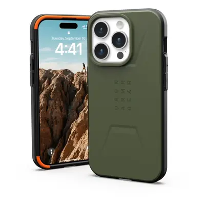 Kryt na mobil UAG Civilian MagSafe Olive Drab iPhone 15 Pro