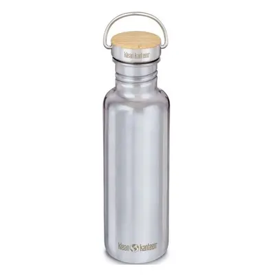 Láhev na pití Klean Kanteen Reflect w/Bamboo Cap, mirrored stainless, 800 ml