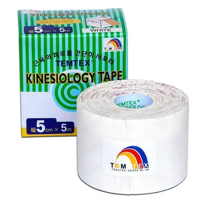 Tejp Temtex tape Tourmaline bílý 5 cm