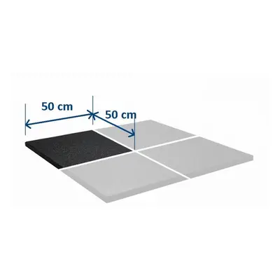 Tlumící podložka GF Home Basic Sportovní podlaha 15 mm - černá 0,5 x 0,5 m