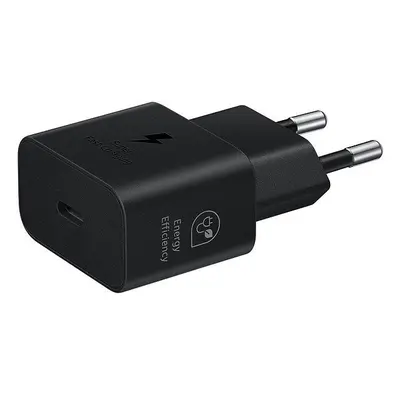 Nabíječka do sítě Samsung cestovní nabíječka USB-C 25W Black (Bulk)